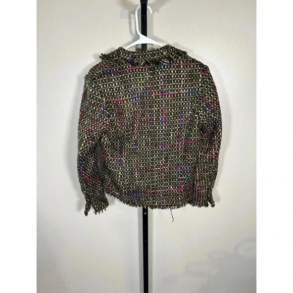 Meryl Diamond New York Fringe Blazer Vintage Size 8 - Picture 4 of 7